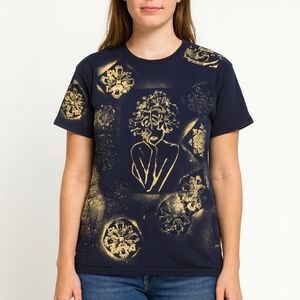 Custom Bleach Work Tee - Thinking Natural Size LG - Mothership Boutique